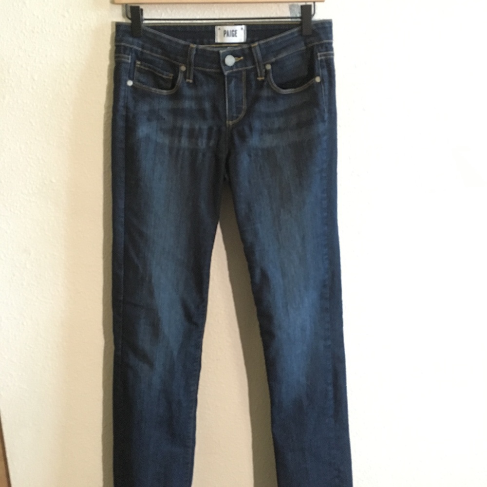 Paige Manhattan Women's Dark Wash Boot Cut Jeans S